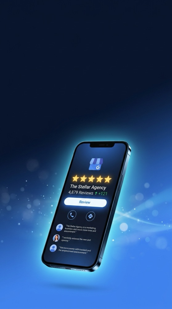 Illustration: a well-rated Google Business profile on mobile